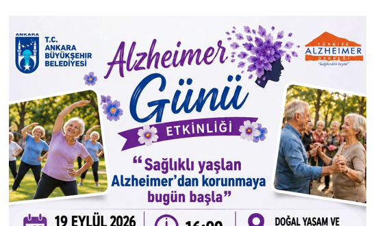 Ankara, Alzheimer Farkındalığı İçin Buluşacak